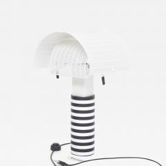 Mario Botta Postmodern Italian Black and White Table Lamp Shogun by Mario Botta - 3805008