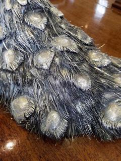 Mario Buccellati Rare and Exceptional Italian Silver Walking Peacock - 759434