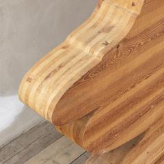 Mario Ceroli Mario Ceroli for Poltronova Wooden Bed mod La Bocca della Verit  - 4518670