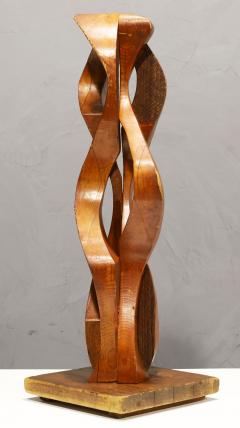 Mario Dal Fabbro Large Wooden Ribbon Sculpture - 2844593