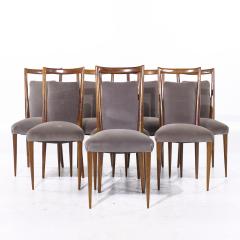 Mario Gottardi Mario Gottardi Melchiorre Bega for Erno Fabry Italian Dining Chairs Set of 8 - 4127224