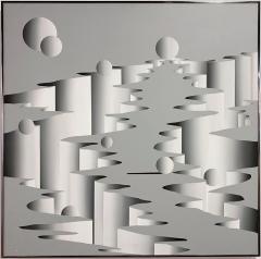 Mario Grimaldi Surrealist Abstract Oil on Canvas Painting Untitled 2 - 4514767