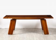 Mario Marenco Mario Marenco for Mobil Girgi Italian Walnut Floating Dining Table circa 1970s - 3926550