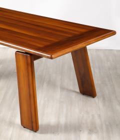 Mario Marenco Mario Marenco for Mobil Girgi Italian Walnut Floating Dining Table circa 1970s - 3926553