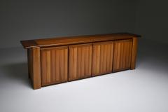 Mario Marenco Mario Marenco for Mobilgirgi Sapporo credenza in walnut 1970s - 1940822