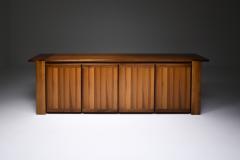 Mario Marenco Mario Marenco for Mobilgirgi Sapporo credenza in walnut 1970s - 1940824