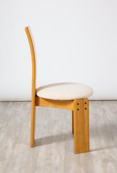 Mario Marenco Set of Four Mario Marenco Dining Chairs for Mobil Girgi 1970s - 2640617