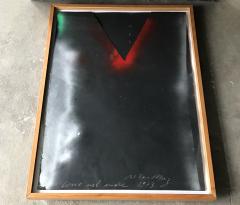 Mario Merz Italian Abstract Mixed Media on Paper Titled Cono Nel Mare 1973  - 4514631