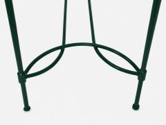 Mario Papperzini Mario Papperzini for Janus et Cie Green Iron and Glass Console Table - 4766707