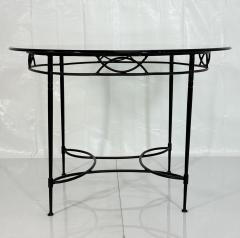 Mario Papperzini Mario Papperzini for Janus et Cie Iron Glass Round Dining Table - 4712084