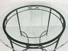 Mario Papperzini Mario Papperzini for Janus et Cie Iron Glass Round Dining Table - 4712085