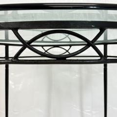 Mario Papperzini Mario Papperzini for Janus et Cie Iron Glass Round Dining Table - 4712088