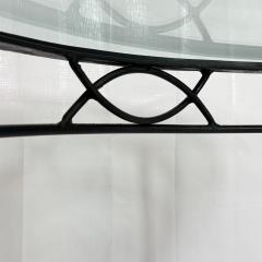 Mario Papperzini Mario Papperzini for Janus et Cie Iron Glass Round Dining Table - 4712091