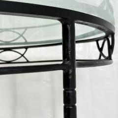 Mario Papperzini Mario Papperzini for Janus et Cie Iron Glass Round Dining Table - 4712092