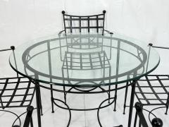 Mario Papperzini Mario Papperzini for Janus et Cie Iron Outdoor Dining Set Table 4 Chairs - 4712074