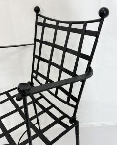 Mario Papperzini Mario Papperzini for Janus et Cie Iron Outdoor Dining Set Table 4 Chairs - 4712079