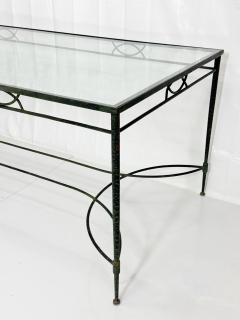 Mario Papperzini Mario Papperzini for Salterini Wrought Iron Patio Dining Table with Glass Top - 4712159