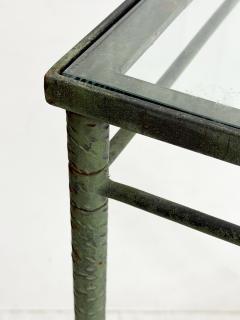 Mario Papperzini Mario Papperzini for Salterini Wrought Iron Patio Dining Table with Glass Top - 4712161