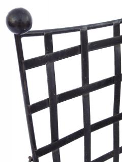 Mario Papperzini Pair of Wrought Iron Patio Chairs - 3054649