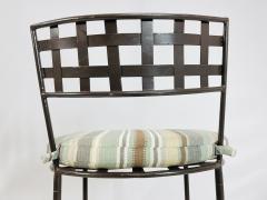 Mario Papperzini Set of 5 Barstools in Solid Steel by Amalfi Furniture after Mario Papperzini  - 4154316