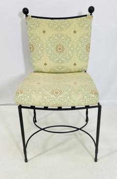Mario Papperzini Set of 8 Dining Chairs by Mario Papperzini Manufactured by Amalfi USA 20th C  - 4154326