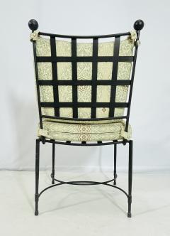 Mario Papperzini Set of 8 Dining Chairs by Mario Papperzini Manufactured by Amalfi USA 20th C  - 4154327