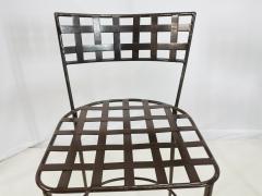 Mario Papperzini Set of 8 Dining Chairs by Mario Papperzini Manufactured by Amalfi USA 20th C  - 4154329