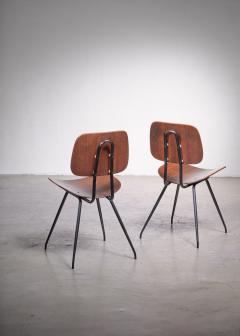 Mario Rinaldi Pair of DU 12 chairs by Mario Rinaldi for RIMA - 1975553