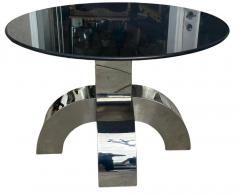 Mario Sabot Mario Sabot Attr Modern Aluminum Granite Designer Dining Table - 3870373