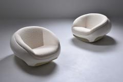 Mario Sabot Mario Sabot Sculptural Fiberglass Lounge Chairs In Boucl 1969 - 1268812