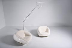 Mario Sabot Mario Sabot Sculptural Fiberglass Lounge Chairs In Boucl 1969 - 1268820