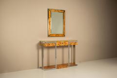 Mario Sabot Mario Sabot for Willy Rizzo Console Table and Mirror Italy - 4433618