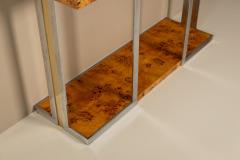 Mario Sabot Mario Sabot for Willy Rizzo Console Table and Mirror Italy - 4433619