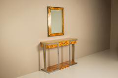 Mario Sabot Mario Sabot for Willy Rizzo Console Table and Mirror Italy - 4433620