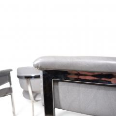 Mario Sabot Set of 4 dining chairs by Vittorio Introini for Mario Sabot 1970 - 4750276
