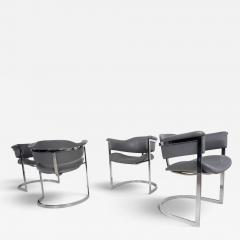 Mario Sabot Set of 4 dining chairs by Vittorio Introini for Mario Sabot 1970 - 4752285