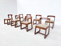 Mario Sabot Set of 8 Mid Century Dining Chairs by Mario Sabot - 3089411