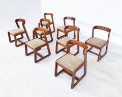 Mario Sabot Set of 8 Mid Century Dining Chairs by Mario Sabot - 3089413