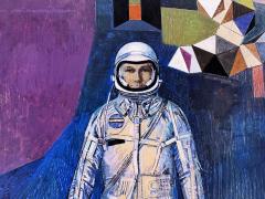 Mario Zamparelli Astronaut Space Man Mid Century Howard Hughes - 4388673