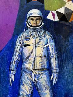 Mario Zamparelli Astronaut Space Man Mid Century Howard Hughes - 4388675