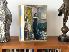 Mario Zamparelli Glamorous Female Musician Lost in Thought Next to Nude Statue of a Torso - 4446757