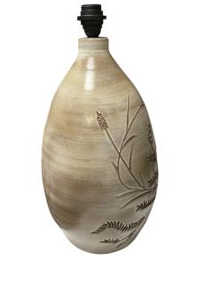 Marius Bessone 1970s Large Studio pottery ceramic lamp by Marius Bessone Vallauris - 4567896