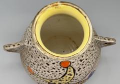 Marius Bessone Large glazed ceramic vase with handles Marius Bessone Vallauris France 1956 - 4418540