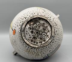 Marius Bessone Large glazed ceramic vase with handles Marius Bessone Vallauris France 1956 - 4418542