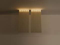 Mariyo Yagi Pair of Mariyo Yagi Garbo chandeliers metal and nylon 1970s - 4446946