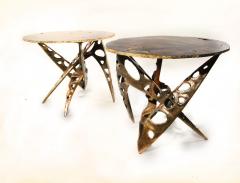 Mark Brazier Jones Quantum Entanglement Agate Coffee Table Pair - 820835