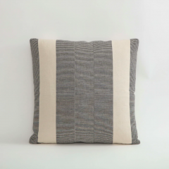 Mark Cunningham HUMBUG STRIPE PEWTER PILLOW - 2848378