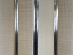 Mark Hampton Steel Fabric Modern Room Dividers USA c 1980s - 4340676