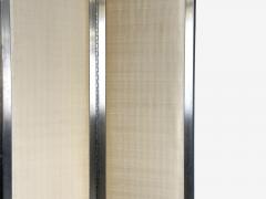 Mark Hampton Steel Fabric Modern Room Dividers USA c 1980s - 4340680