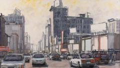 Mark Horton Busy City Street 32 x56  - 1185270